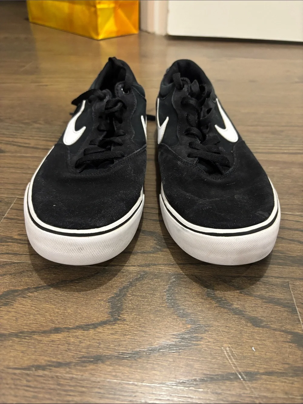 Nike SB Chron 2 Black & White Skate Shoes